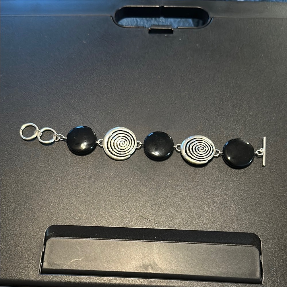 Black and Silver Bracelet